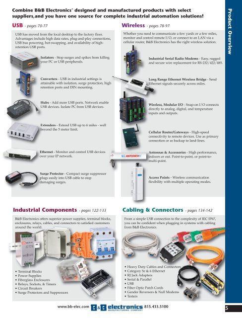 BB ELECTRONICS CATALOG (2010)