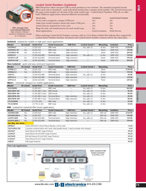 BB ELECTRONICS CATALOG (2010)