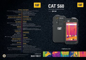 Caterpillar Smartphone Caterpillar Cat S60 - fiche produit