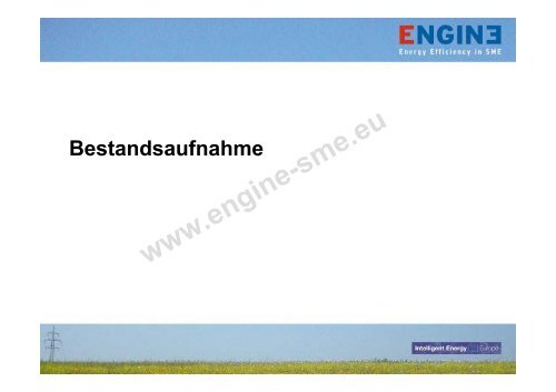 Schulungsmaterial – Energieeffizienz in KMU - engine-sme.eu