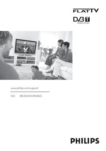 Philips widescreen flat TV - User manual - NOR