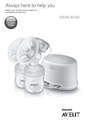 Philips Avent Comfort Single electric breast pump - User manual - BUL