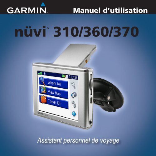 Garmin nuvi 360 GPS,OEM,MINI R56,NA - Manuel d'utilisation