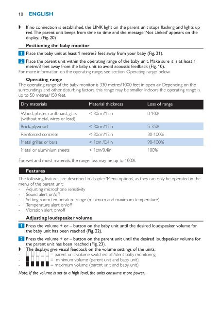 Philips Avent DECT baby monitor - User manual - HUN