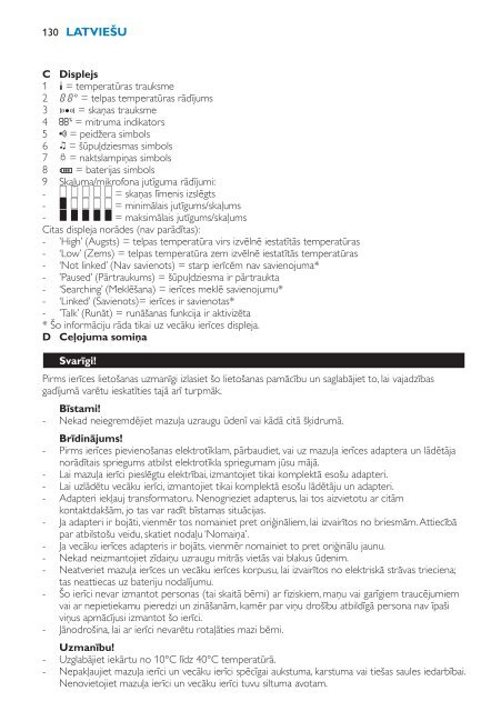 Philips Avent DECT baby monitor - User manual - HUN