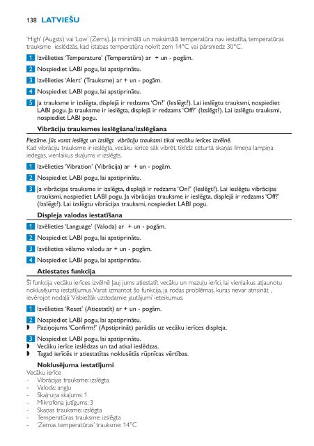 Philips Avent DECT baby monitor - User manual - HUN