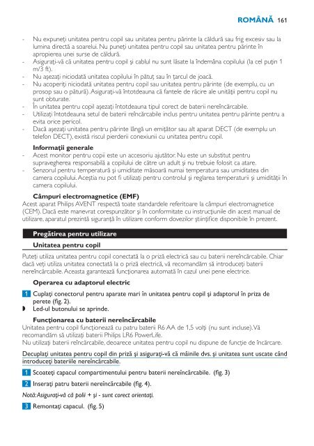 Philips Avent DECT baby monitor - User manual - HUN