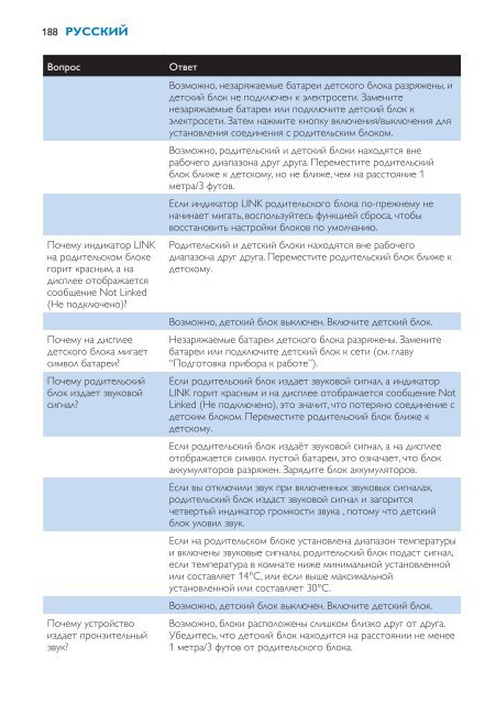 Philips Avent DECT baby monitor - User manual - HUN