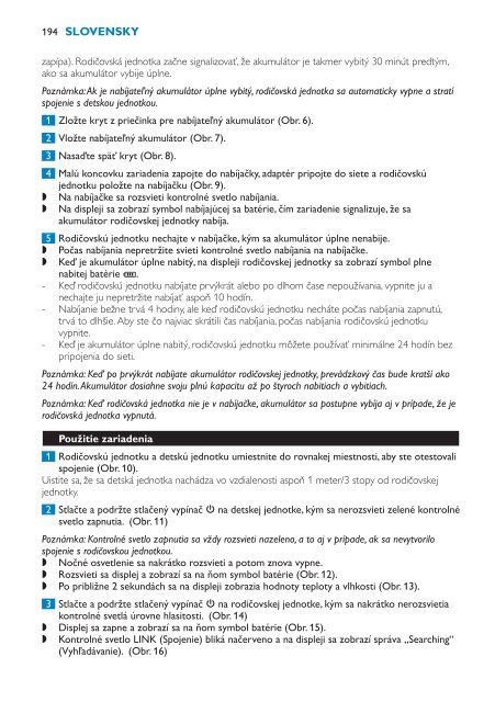 Philips Avent DECT baby monitor - User manual - HUN