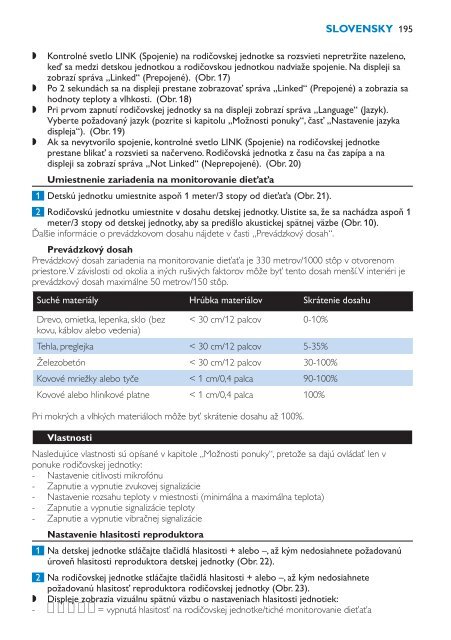 Philips Avent DECT baby monitor - User manual - HUN