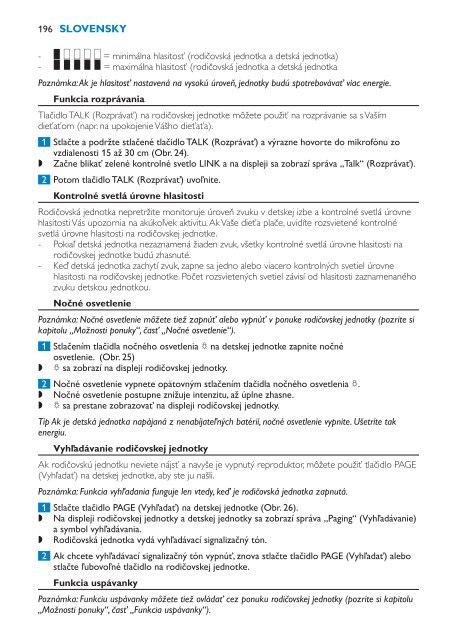 Philips Avent DECT baby monitor - User manual - HUN