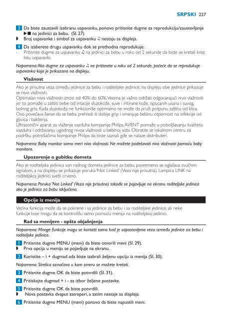 Philips Avent DECT baby monitor - User manual - HUN