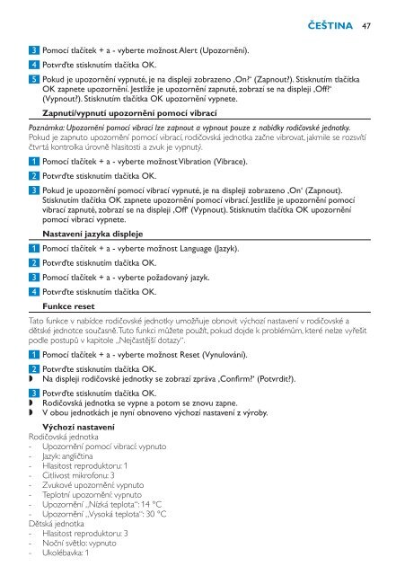 Philips Avent DECT baby monitor - User manual - HUN