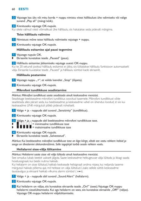 Philips Avent DECT baby monitor - User manual - HUN