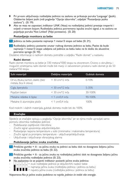 Philips Avent DECT baby monitor - User manual - HUN