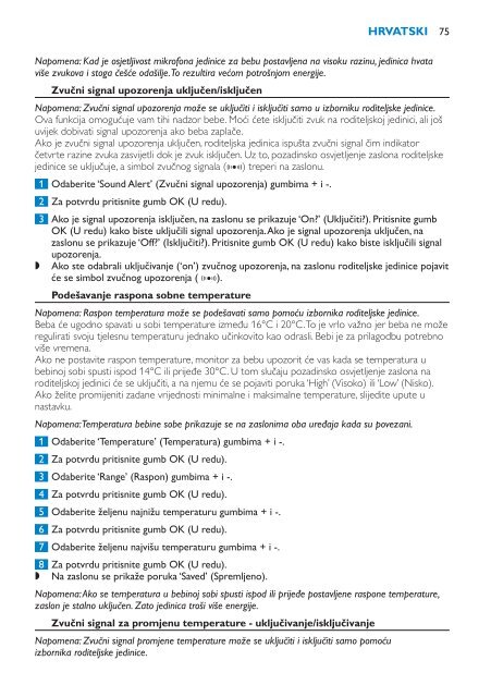 Philips Avent DECT baby monitor - User manual - HUN