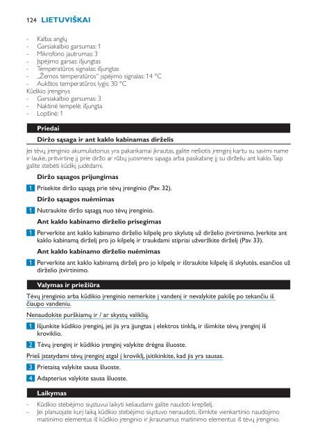 Philips Avent DECT baby monitor - User manual - SLV