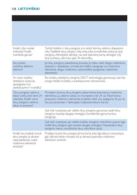 Philips Avent DECT baby monitor - User manual - SLV