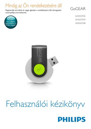 Philips GoGEAR MP3 player - User manual - HUN
