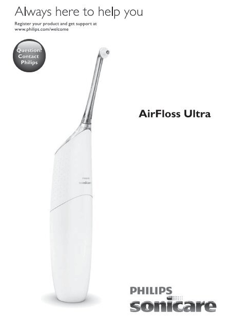 Philips Sonicare AirFloss Ultra AirFloss Ultra- Interdental cleaner - User manual - RUS