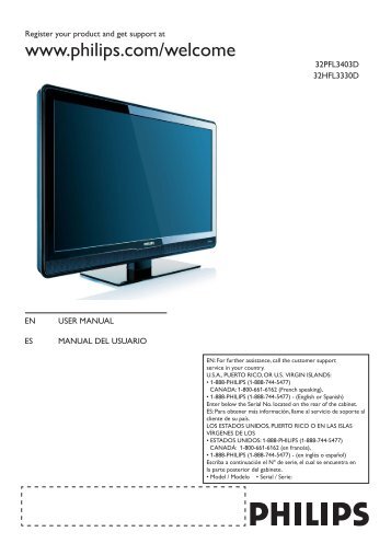 Philips Professional LCD TV - User manual - ASP