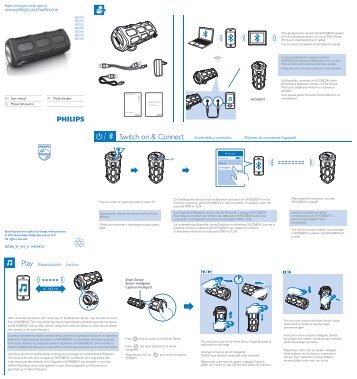 Philips wireless portable speaker - User manual - ENG