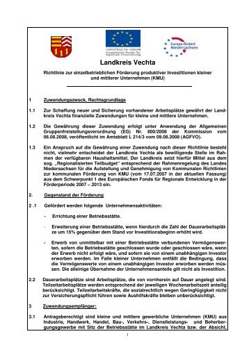 beim Landkreis Vechta