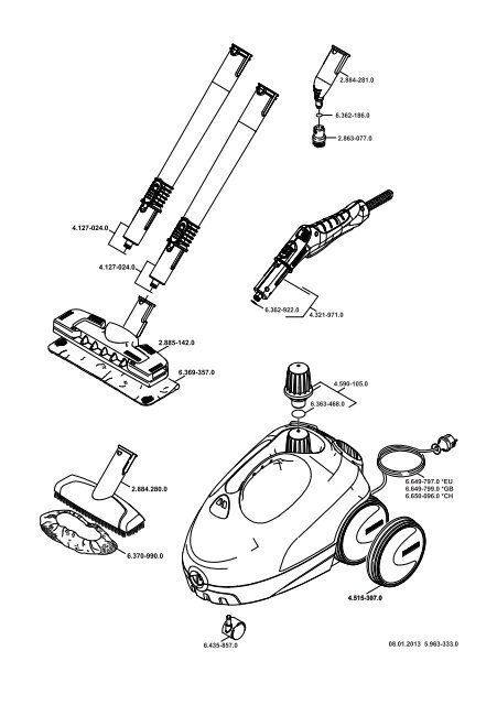 Karcher Nettoyeur vapeur SC 1020 - manuals