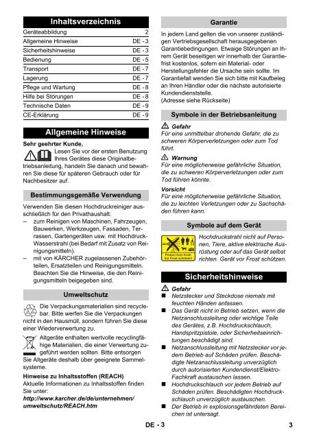 Karcher K 2.36 M T 50 - manuals