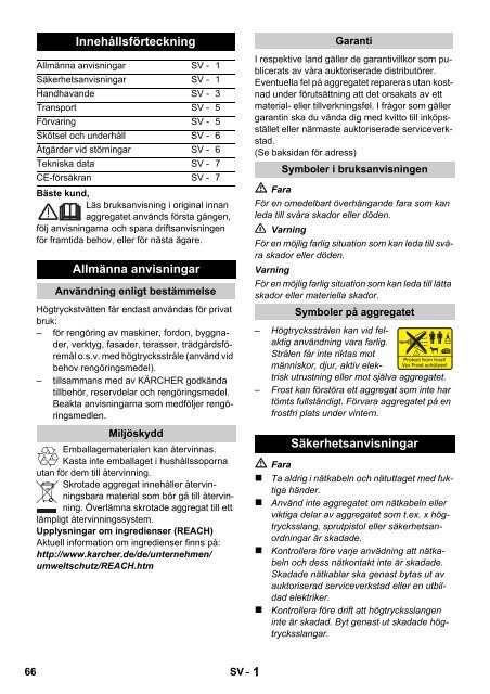 Karcher Nettoyeur haute pression K 480 M + - manuals