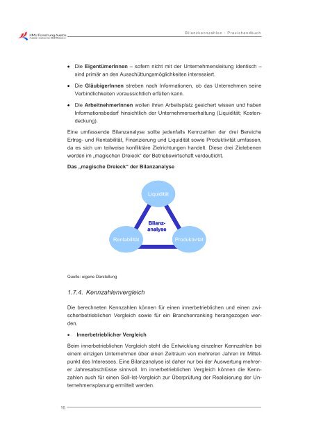 Kennzahlen für Praktiker - KMU-Forschung Austria