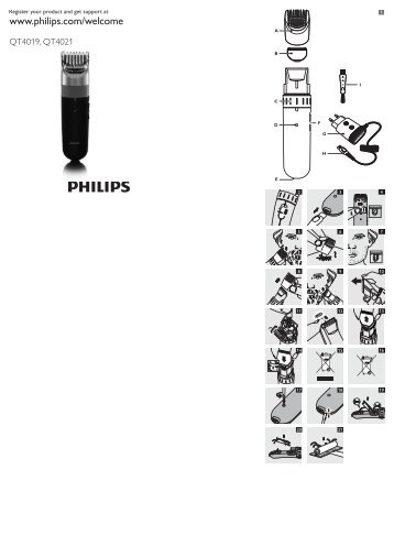 Philips Stubble and beard trimmer - User manual - DAN