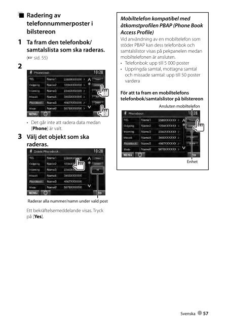 Kenwood DDX3023 - Car Electronics Swedish ()