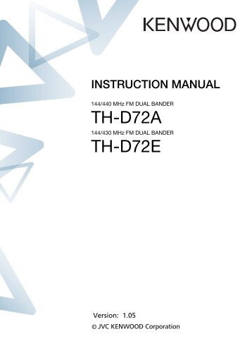 Kenwood TH-D72 - Communications English(CD-ROM) ()