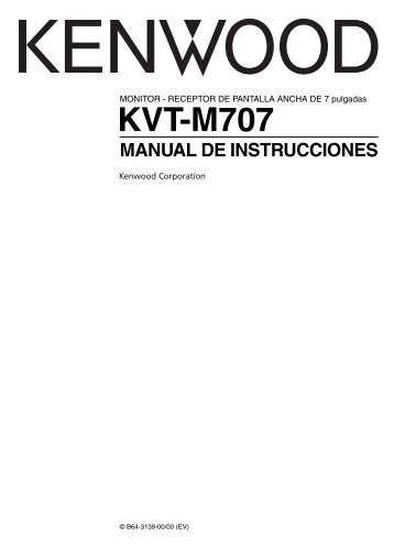Kenwood KVT-M707 - Car Electronics Spanish (2005/5/11)