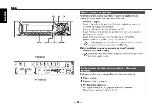 Kenwood KDC-B7021 - Car Electronics Croatian, Swedish, Finnish ()