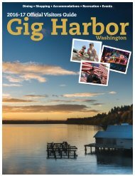 Gig Harbor (Wash.) Official Visitor Guide for 2016