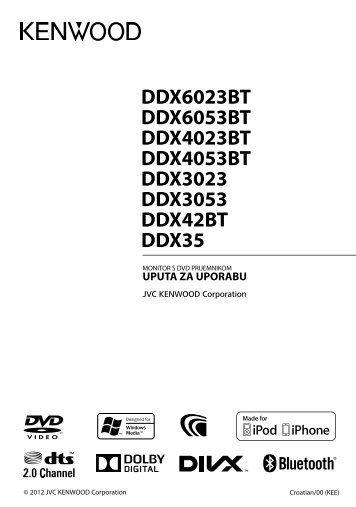 Kenwood DDX6053BT - Car Electronics Croatian ()