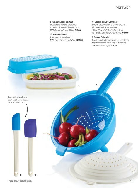 Tupperware Fall 2016 Catalogue