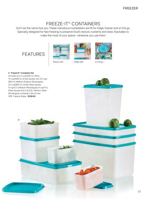 Tupperware Fall 2016 Catalogue