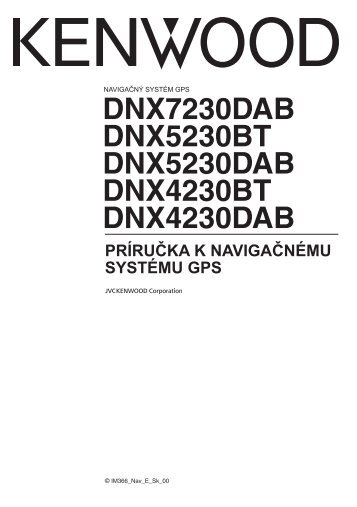 Kenwood DNX7230DAB - Car Electronics Slovene (Navigation) (-)