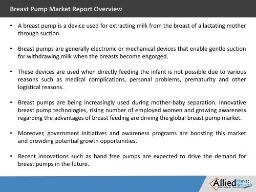 Breast Pump Market