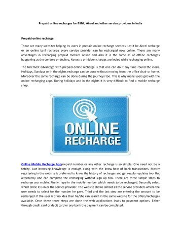 Prepaid_online_recharges_for_BSNL__Aircel_and_other_service_providers_in_India