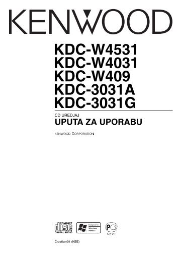 Kenwood KDC-3031G - Car Electronics Croatian (2004/10/21)