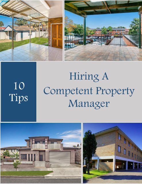 10 Tips For Hiring A Competent Property Manager