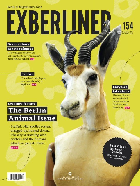 EXBERLINER Issue 154, November 2016