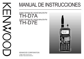Kenwood TH-D7E - Communications Spanish (2000/4/18)