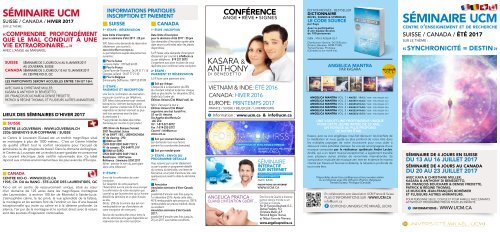 Séminaire UCM 2017