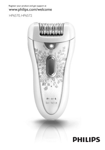 Philips SatinPerfect Epilator - User manual - RUS