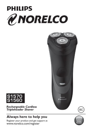 Philips Norelco Shaver 2100 Dry electric shaver, Series 2000 - User manual - LSP